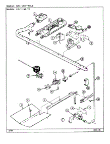 04 - Gas Controls parts for Crosley Range CG4131WRW from AppliancePartsPros.com