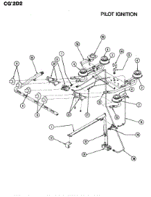 02 - Controls (Cgx2d2) parts for Crosley Range CGA2D2 from AppliancePartsPros.com
