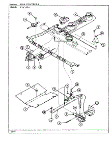 03 - Gas Controls (Cgx3d1) parts for Crosley Range CGA3D1 from AppliancePartsPros.com