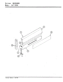 02 - Control Panel parts for Crosley Range CGA3D3X from AppliancePartsPros.com