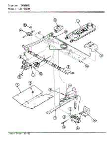 04 - Gas Controls parts for Crosley Range CGA3D3X from AppliancePartsPros.com
