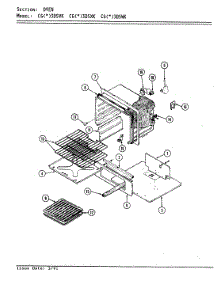 05 - Oven parts for Crosley Range CGA3D5WK from AppliancePartsPros.com