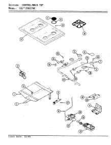 04 - Gas Controls parts for Crosley Range CGA3D6CSVK from AppliancePartsPros.com