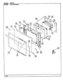 03 - Door parts for Crosley Range CGA4D59TSK-1 from AppliancePartsPros.com