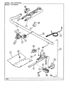 04 - Gas Controls parts for Crosley Range CGA6C5W from AppliancePartsPros.com