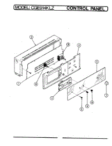 03 - Control Panel parts for Crosley Oven CGE914KLZ from AppliancePartsPros.com