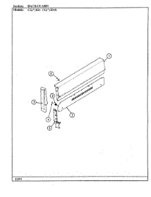 02 - Control Panel parts for Crosley Range CGW3D1K from AppliancePartsPros.com