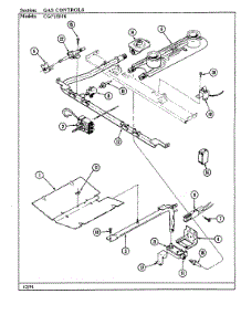 04 - Gas Controls (Cgx3d1k) parts for Crosley Range CGW3D1K from AppliancePartsPros.com