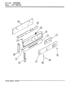 02 - Control Panel parts for Crosley Range CGW3D6CSVK from AppliancePartsPros.com