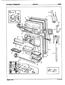 03 - Door / Drawer parts for Crosley Range CGW3D6CSVK-1 from AppliancePartsPros.com