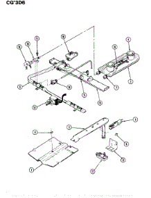 03 - Controls parts for Crosley Range CGW3D6CVK from AppliancePartsPros.com