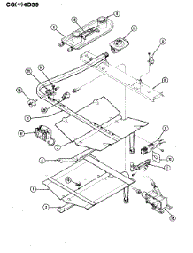 04 - Oven Controls parts for Crosley Range CGW4D59EZK from AppliancePartsPros.com