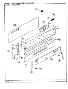 02 - Control Panel parts for Crosley Range CGW4D59TSK-1 from AppliancePartsPros.com
