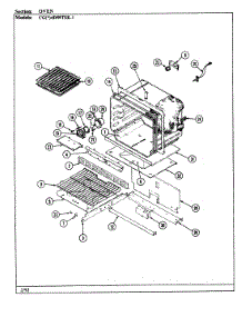 08 - Oven parts for Crosley Range CGW4D59TSK-1 from AppliancePartsPros.com