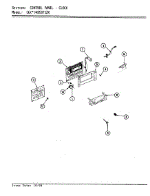 04 - Control Panel (Clock) parts for Crosley Range CGW4D59TSZK from AppliancePartsPros.com