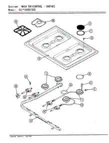 08 - Top Assembly parts for Crosley Range CGW4D59TSZK from AppliancePartsPros.com
