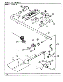 04 - Gas Controls (Cgx6c5wk, Cgx6c5gwk) parts for Crosley Range CGW6C5GWK from AppliancePartsPros.com