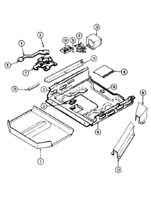03 - Internal Controls parts for Maytag Range CHE9000ACB from AppliancePartsPros.com