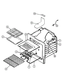 04 - Oven parts for Maytag Range CHE9000ACB from AppliancePartsPros.com