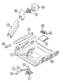 04 - Internal Controls parts for Maytag Range CHE9800BCE from AppliancePartsPros.com