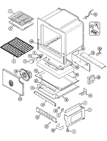 04 - Oven / Base parts for Maytag Range CHG9830BAE from AppliancePartsPros.com