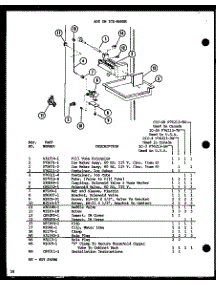 02 - Add On Ice-Maker parts for Amana Refrigerator CIC4H / P7621308W from AppliancePartsPros.com