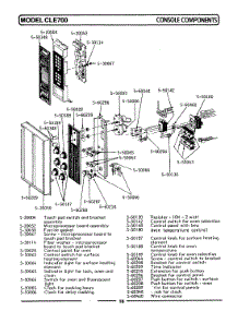 03 - Control Panel parts for Maytag Range CLE700 from AppliancePartsPros.com