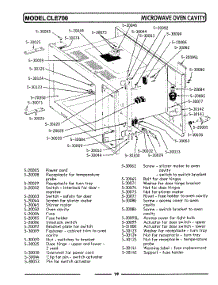 12 - Microwave Oven Cavity parts for Maytag Range CLE700 from AppliancePartsPros.com