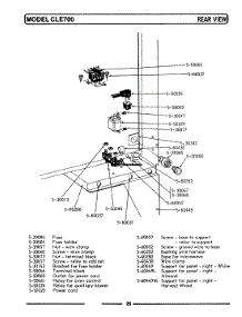 15 - Microwave-Rear View parts for Maytag Range CLE700 from AppliancePartsPros.com