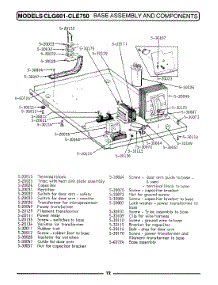 02 - Base Assembly & Components parts for Maytag Range CLE750 from AppliancePartsPros.com