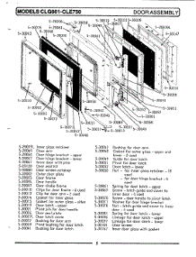 05 - Door Assembly / Microwave parts for Maytag Range CLE750 from AppliancePartsPros.com