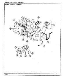 05 - Internal Controls parts for Crosley Microwave CM464G from AppliancePartsPros.com