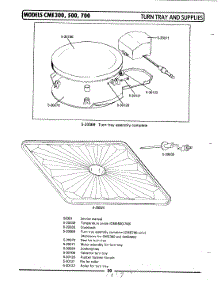 10 - Turn Tray & Supplies parts for Maytag Microwave CME300 from AppliancePartsPros.com
