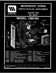 05 - Control Panel & Timer (Cme400) parts for Maytag Microwave CME400 from AppliancePartsPros.com