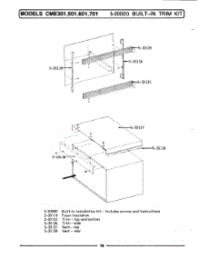 07 - Microwave Shelf Kit parts for Maytag Microwave CME601 from AppliancePartsPros.com