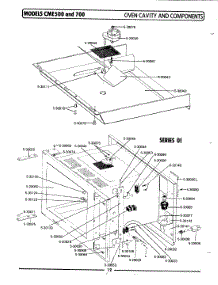 08 - Oven Cavity & Components (Series 01) parts for Maytag Microwave CME700 from AppliancePartsPros.com