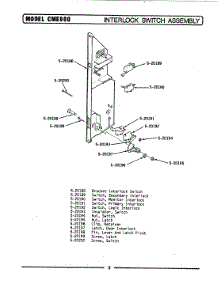 05 - Interlock Switch Assembly parts for Maytag Microwave CME800 from AppliancePartsPros.com