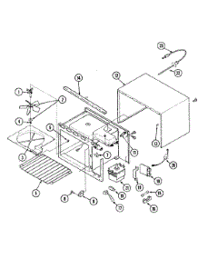 04 - Oven Liner-Body parts for Maytag Microwave CME8000AAE from AppliancePartsPros.com