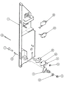 04 - Interlock Switches parts for Maytag Microwave CME8010AAB from AppliancePartsPros.com