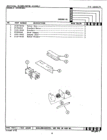 02 - Blower Motor Assembly (Cme900-01) parts for Maytag Microwave CME900 from AppliancePartsPros.com