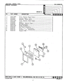 04 - Control Panel (Cme900-01) parts for Maytag Microwave CME900 from AppliancePartsPros.com