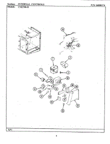 08 - Internal Controls (Cme900-01) parts for Maytag Microwave CME900 from AppliancePartsPros.com