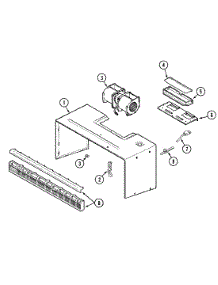 05 - Motor parts for Maytag Microwave CME901 from AppliancePartsPros.com