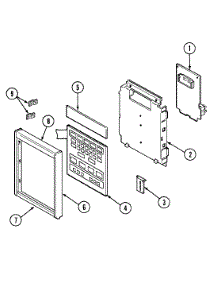 02 - Control Panel parts for Maytag Microwave CME9010AAE from AppliancePartsPros.com