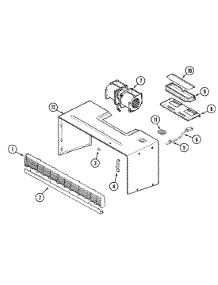 05 - Motor parts for Maytag Microwave CME9010BAB from AppliancePartsPros.com