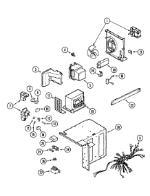 04 - Internal Controls parts for Maytag Microwave CME9010BAE from AppliancePartsPros.com