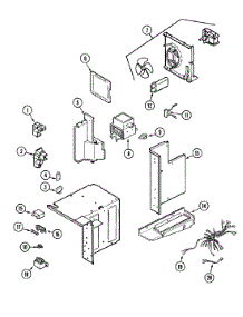 04 - Internal Controls parts for Maytag Microwave CME9010CAM from AppliancePartsPros.com