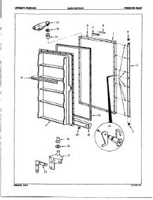 02 - Freezer Door parts for Maytag Freezer CMS210BCLWH / 8V071 from AppliancePartsPros.com