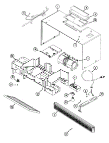 02 - Cabinet & Ventilation parts for Maytag Microwave CMV1000ADA from AppliancePartsPros.com
