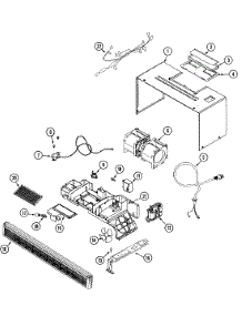 02 - Cabinet & Ventilation parts for Maytag Microwave CMV1000BAW from AppliancePartsPros.com